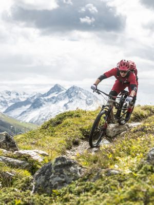 Biken in Davos
